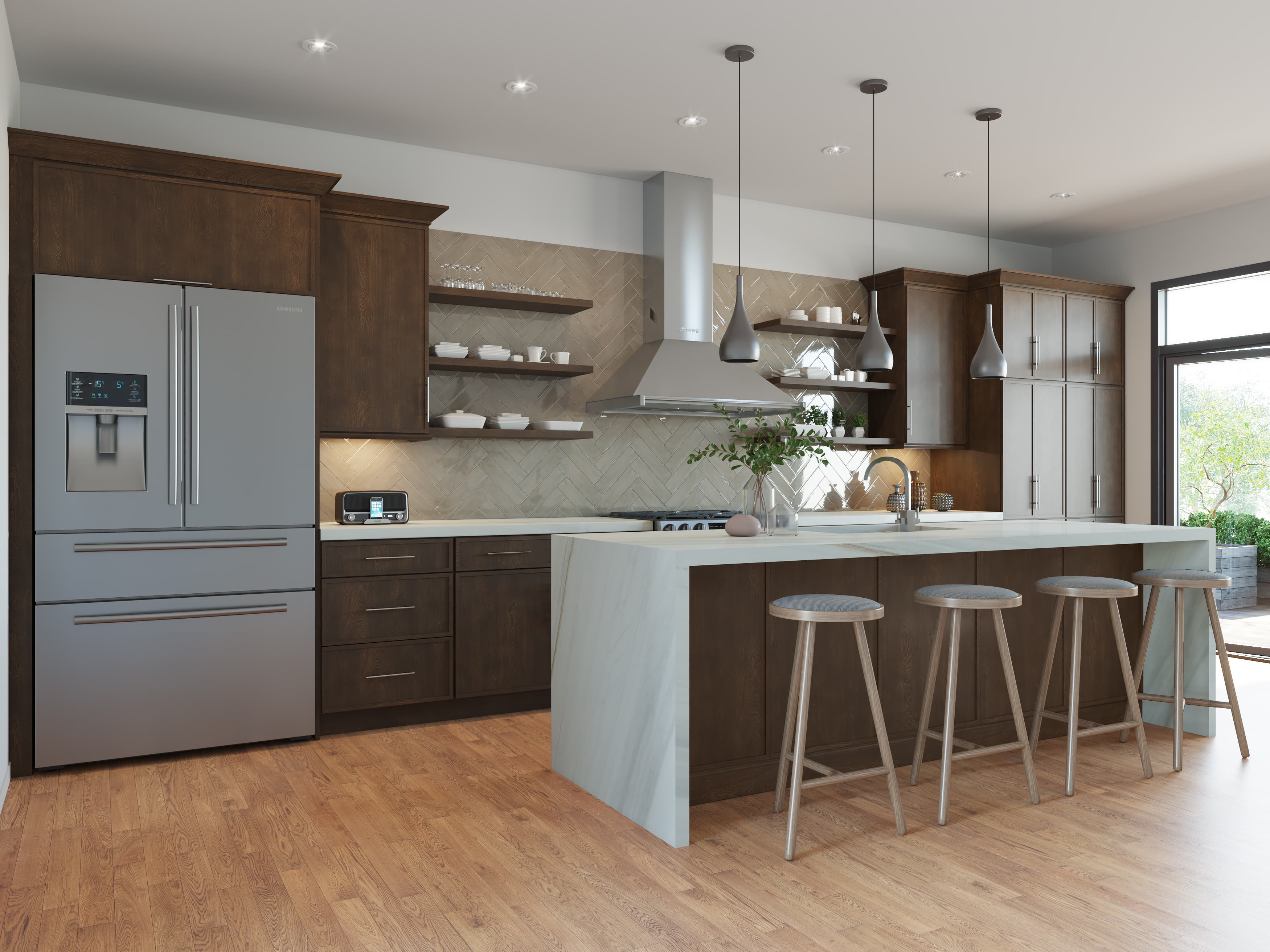 Kitchen Luna - Kona SideView